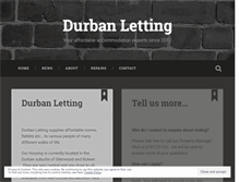 Tablet Screenshot of durban-letting.com